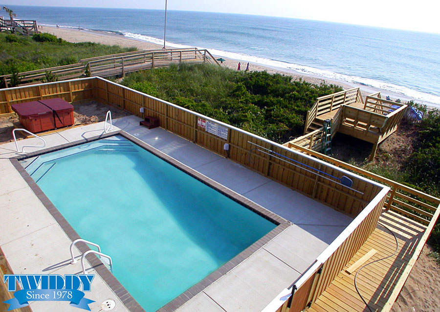 Pool & Dune Deck | Finch and Company OBX Construction