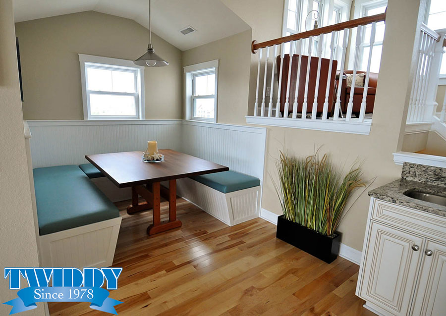 Dining Area & Built In | Finch and Company OBX Construction
