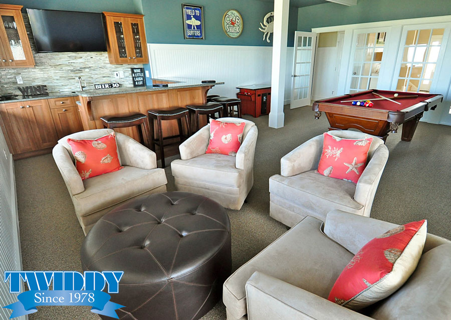 Game Room & Wet Bar | Finch and Company OBX Construction