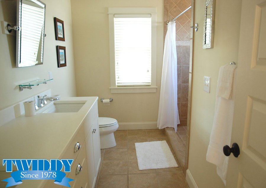 Tile Shower & bathroom | Finch and Company OBX Construction