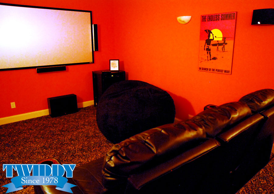 Movie Room | Finch and Company OBX Construction