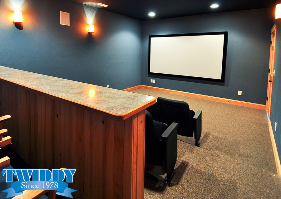 Theatre Room | Finch and Company OBX Construction