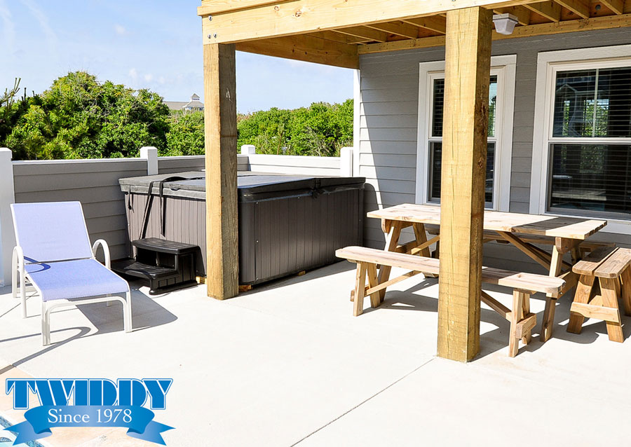 Outdoor Living | Hot Tub | Finch and Company OBX Construction